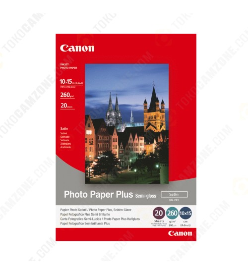 Canon Photo Paper Plus Semi-Gloss SG-201/4x6 (20 Sheets)